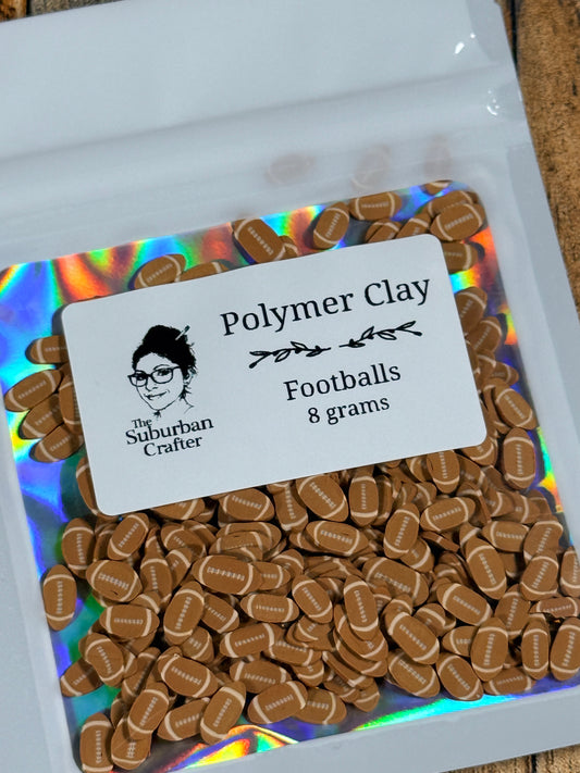 Polymer Clay Footballs