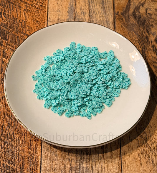 Polymer Clay Teal Shells