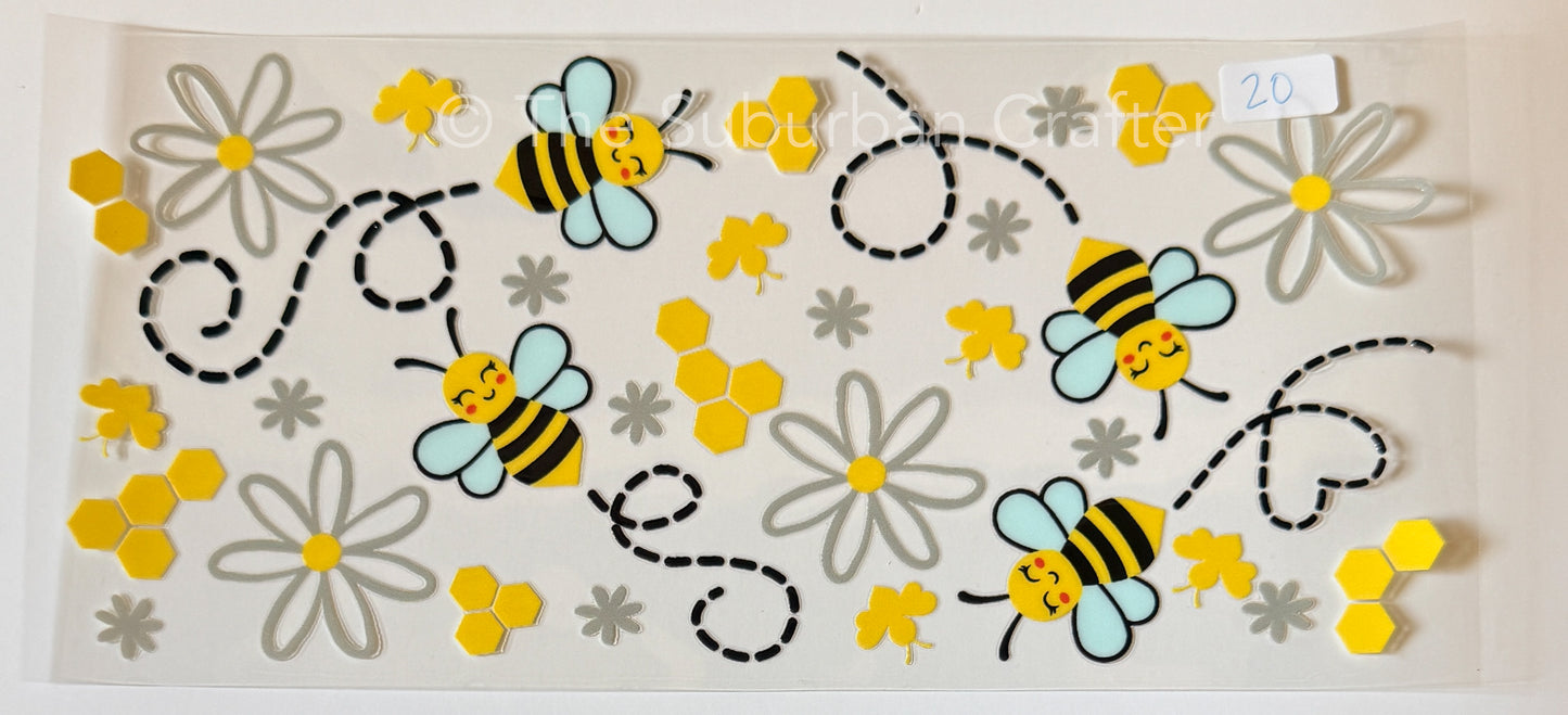 UV DTF Bees