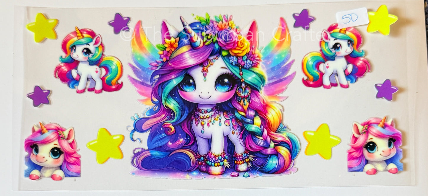 UV DTF Unicorn