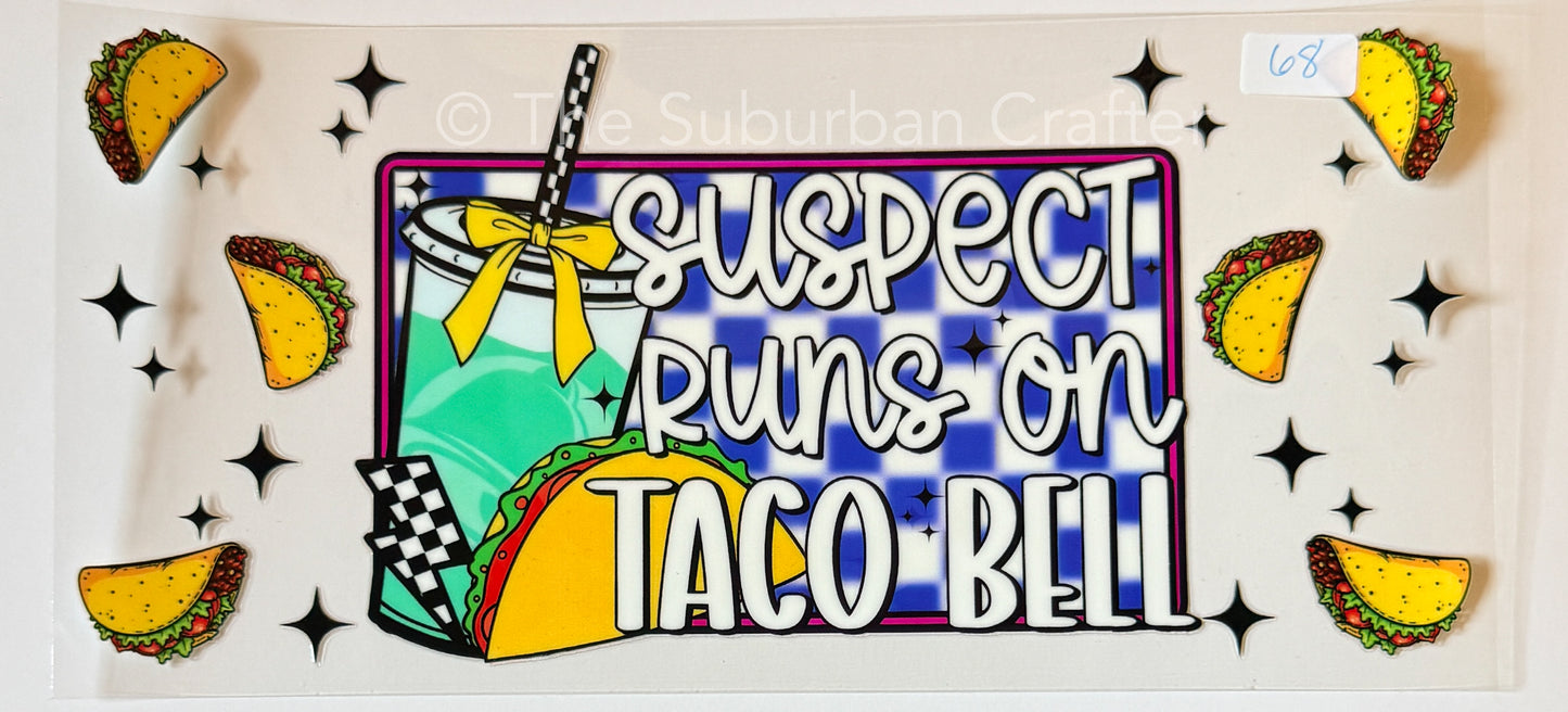 UV DTF Taco Bell