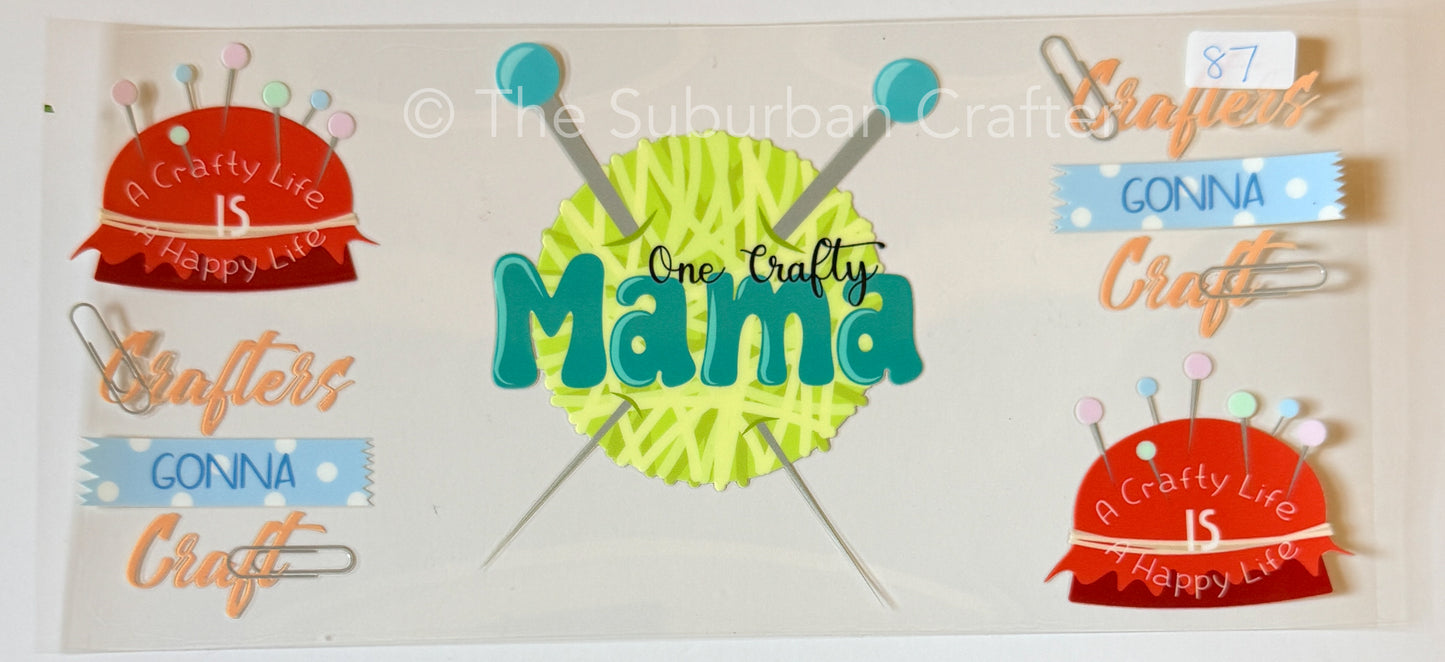 UV DTF Crafty mama