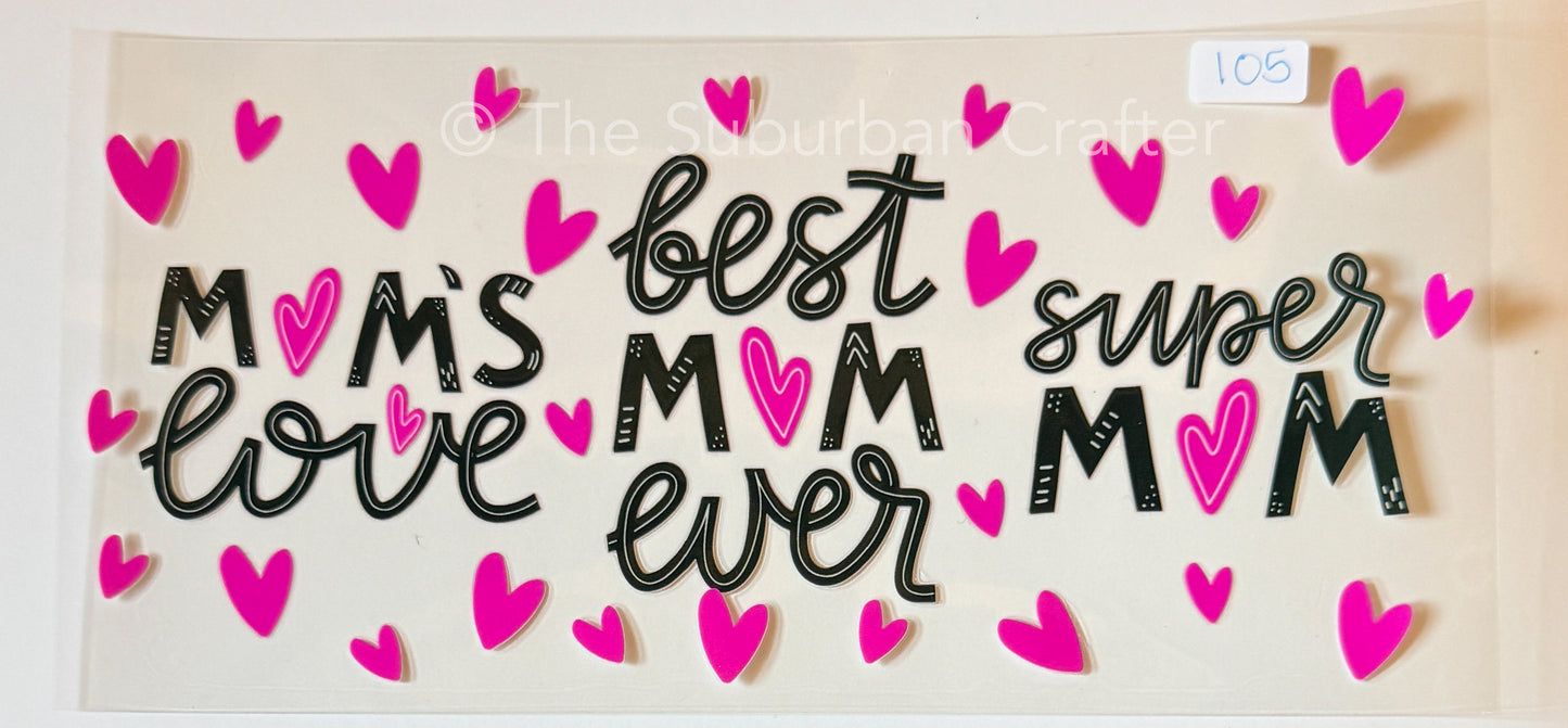 UV DTF Best mom ever