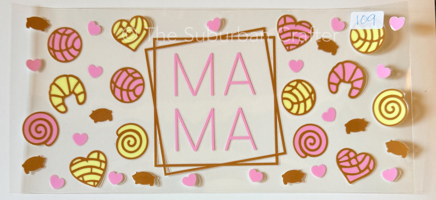 UV DTF Pastry mama