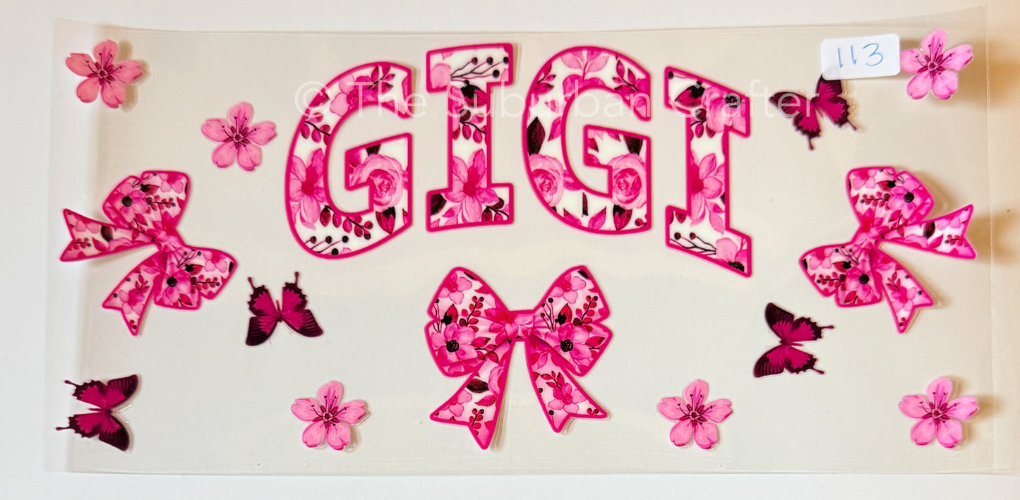 UV DTF Gigi