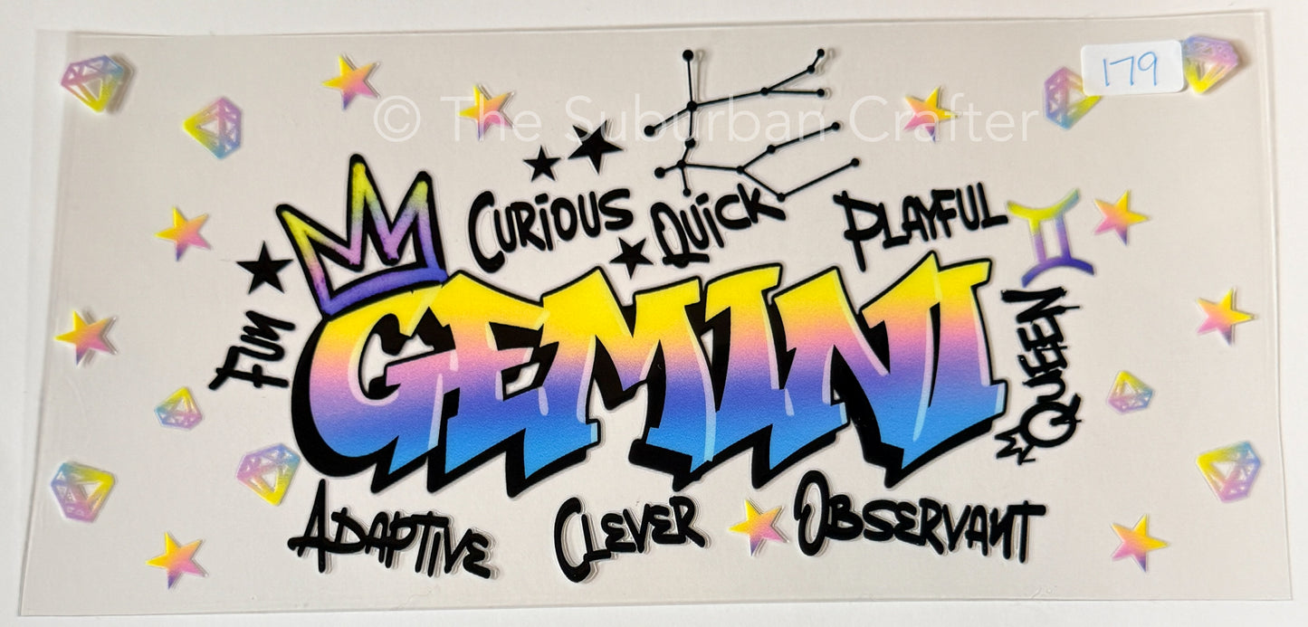 UV DTF Graffiti Gemini