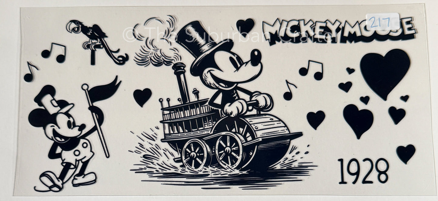 UV DTF Steamboat Mouse