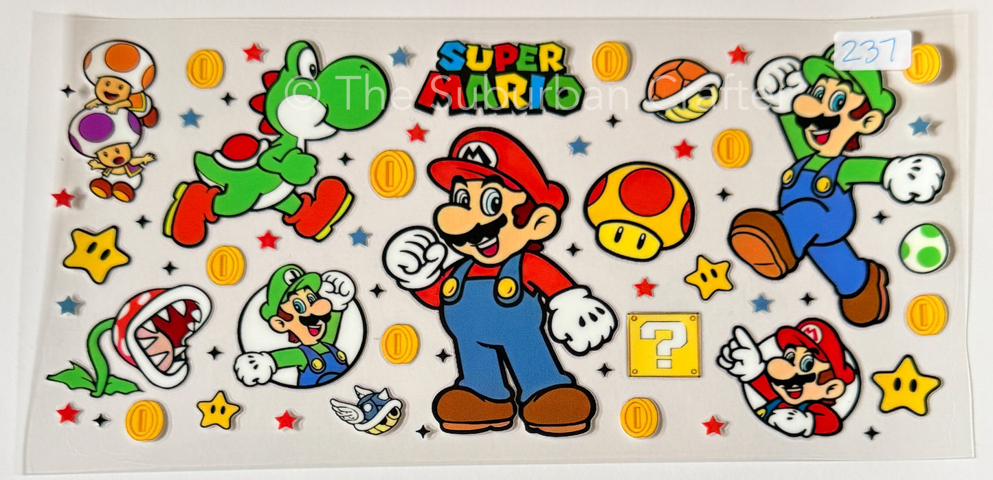 UV DTF Mario