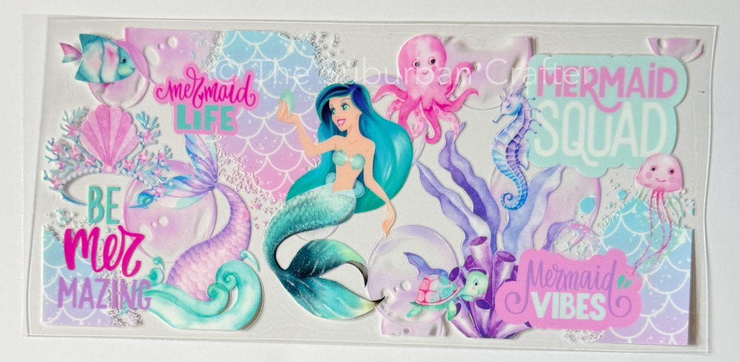 UV DTF Mermaid vibes