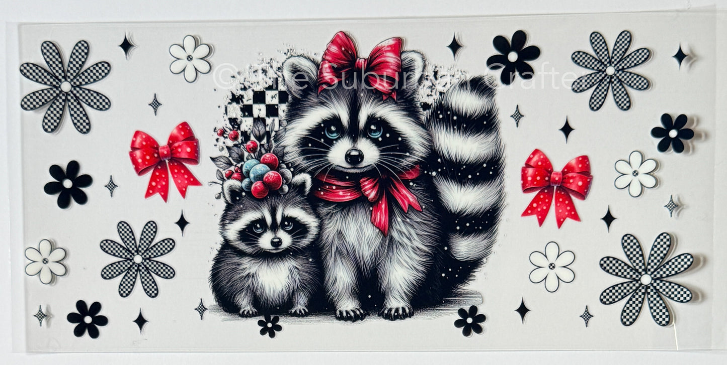 UV DTF Racoons