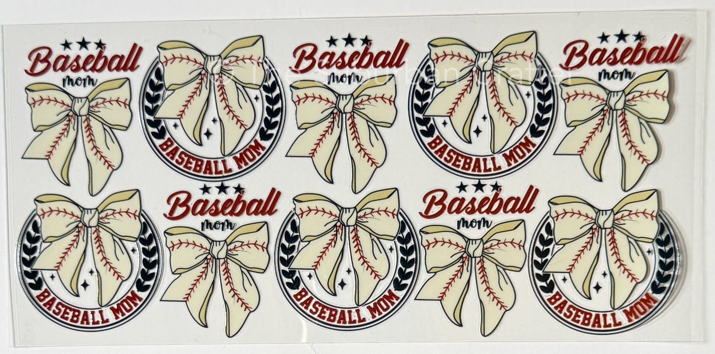 UV DTF Baseball mom