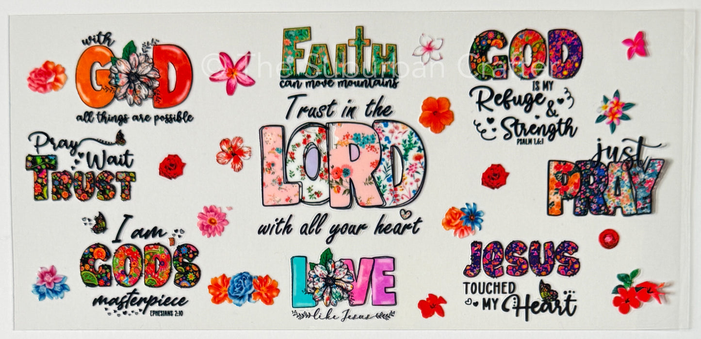 UV DTF Trust in the Lord