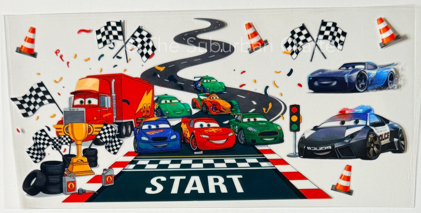 UV DTF Cars track