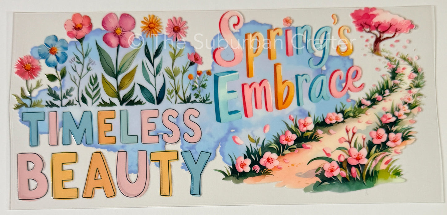 UV DTF Spring's embrace