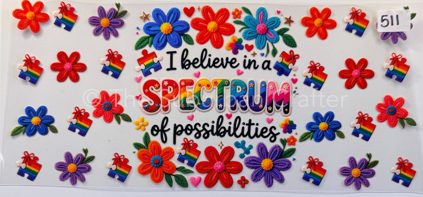 UV DTF Spectrum of possibilities