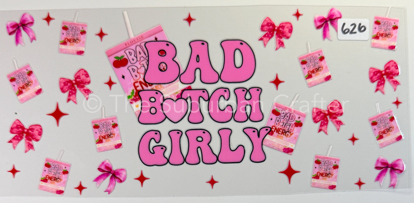 UV DTF Bad b girly 2