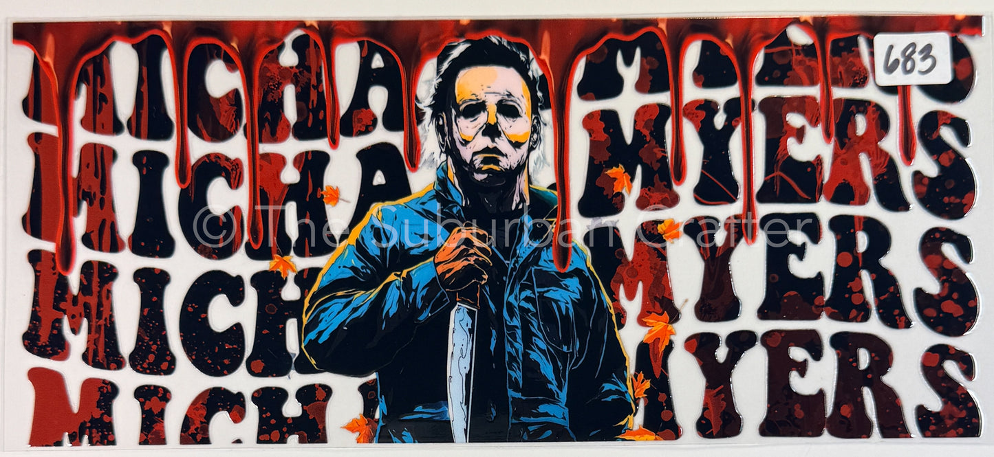 UV DTF Michael Myers