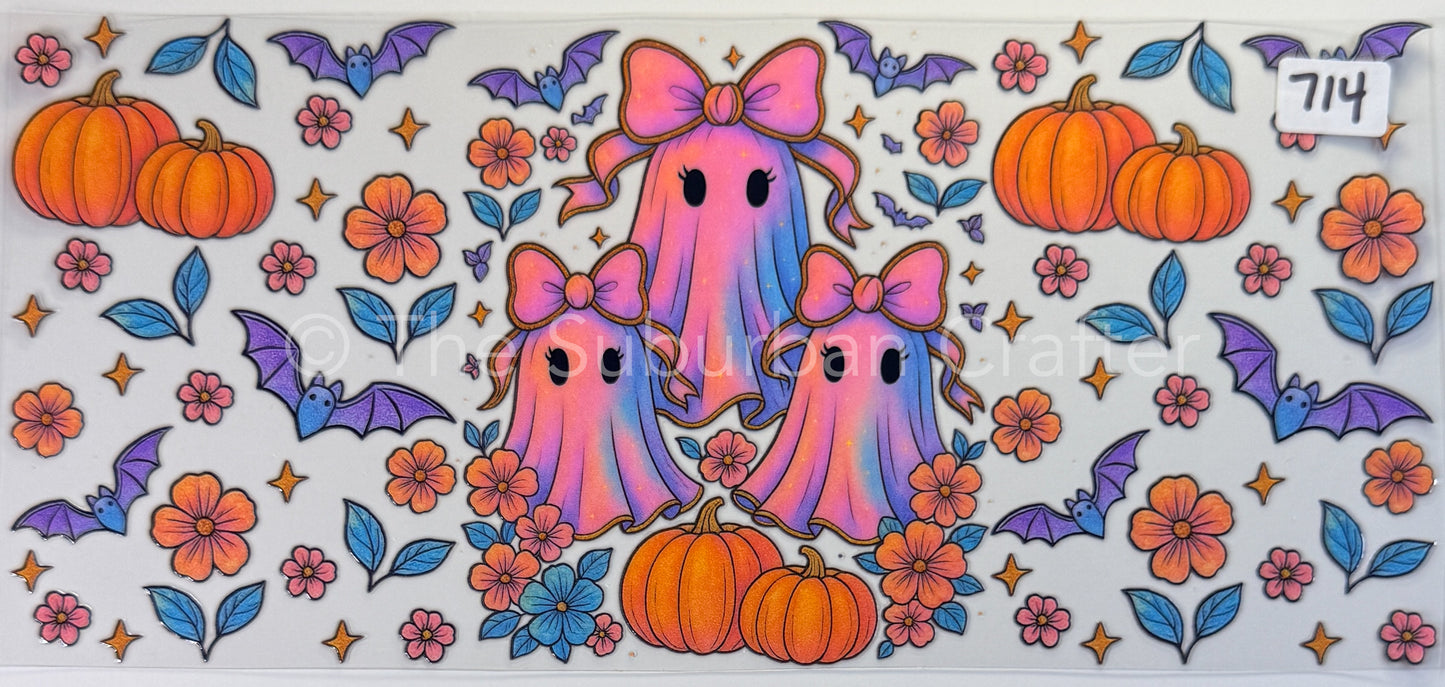 UV DTF Cute ghostie 3
