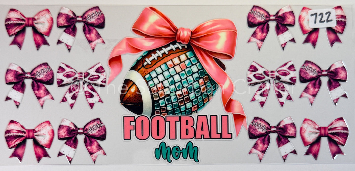 UV DTF Football mom