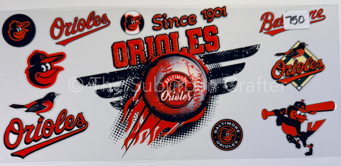 UV DTF Orioles