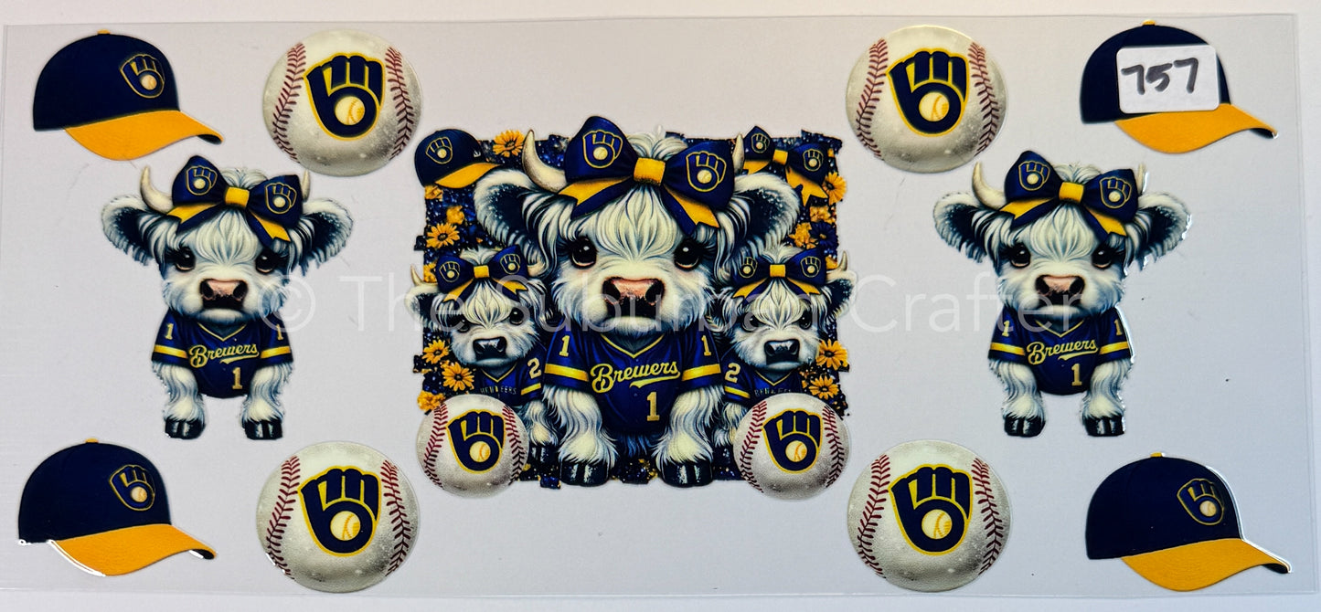 UV DTF Cows Brewers