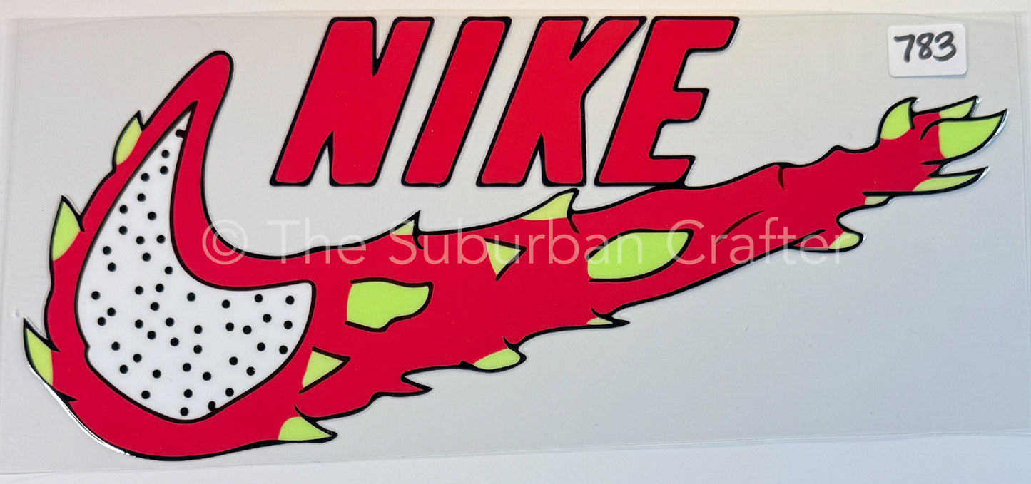 UV DTF Dragonfruit swoosh