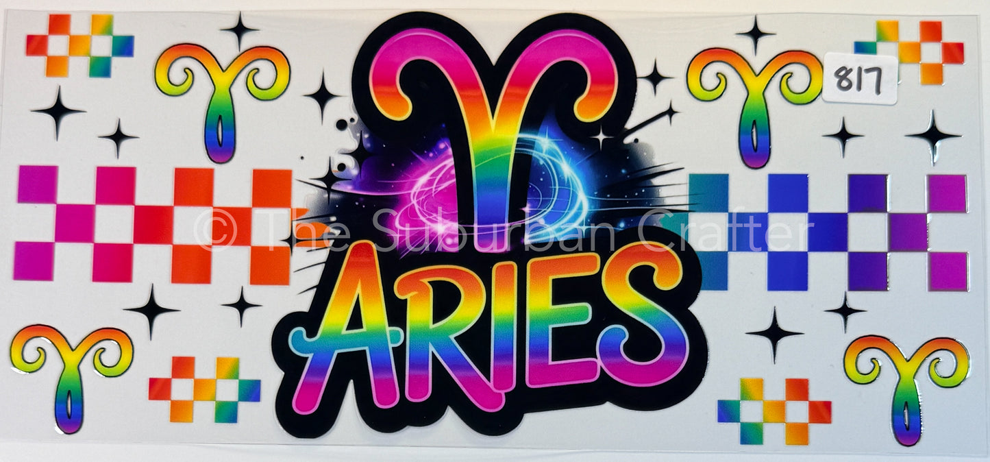 UV DTF Colorful Aries