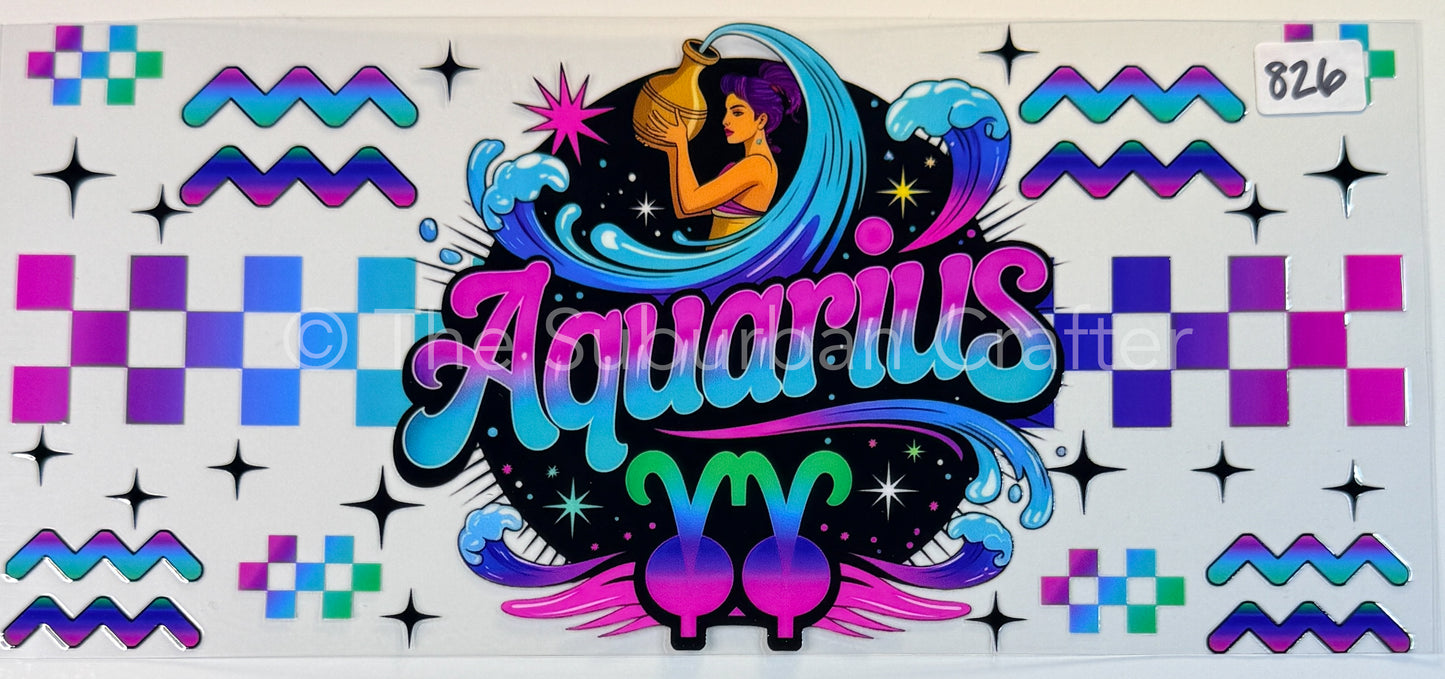 UV DTF Colorful Aquarius