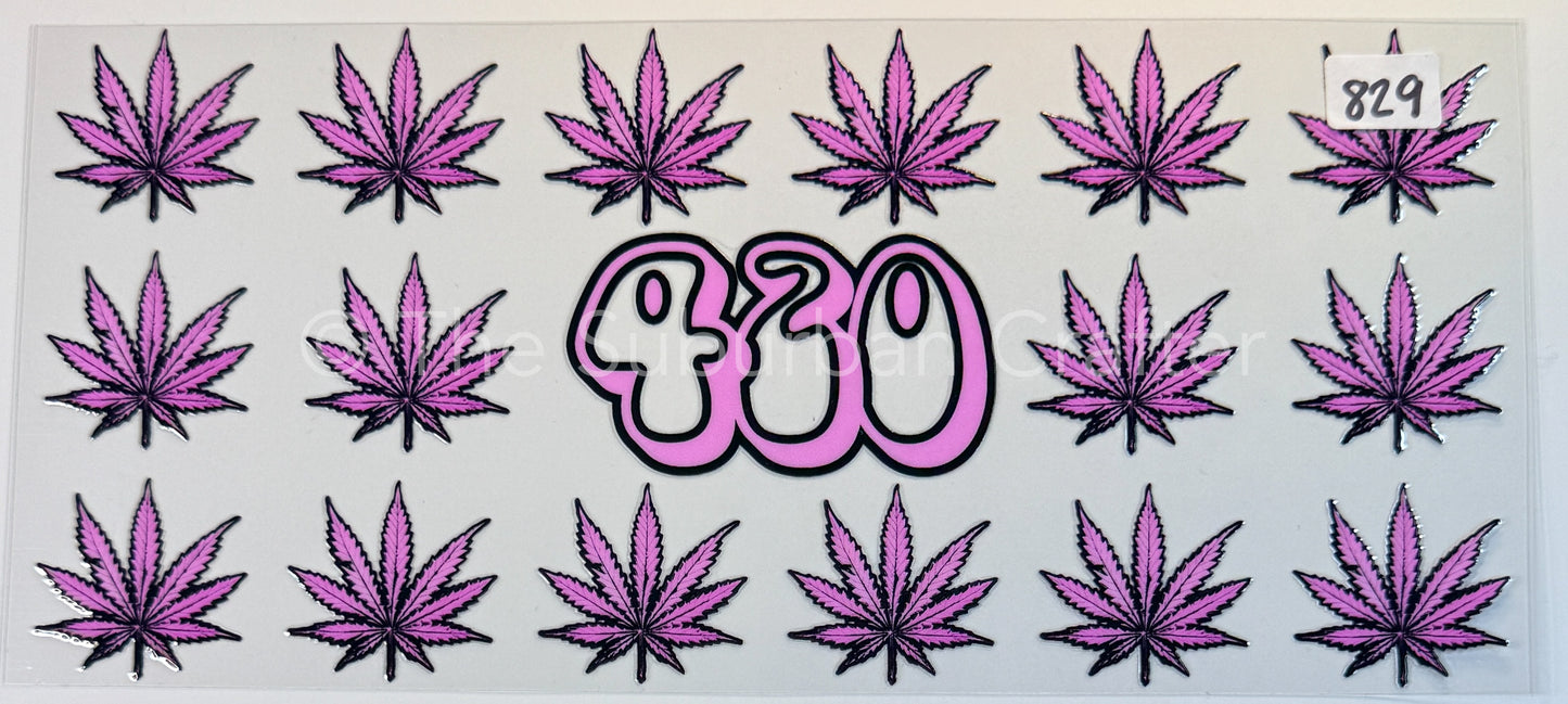 UV DTF 420 pink
