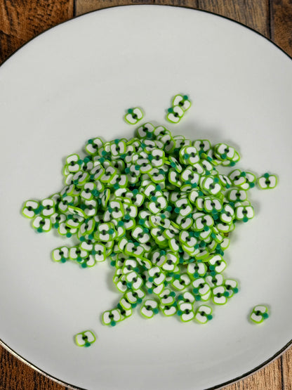 Polymer Clay Green Apple Slices