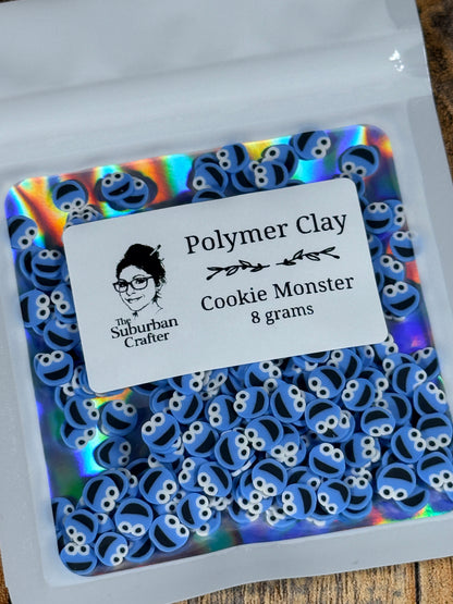 Polymer Clay Cookie Monster