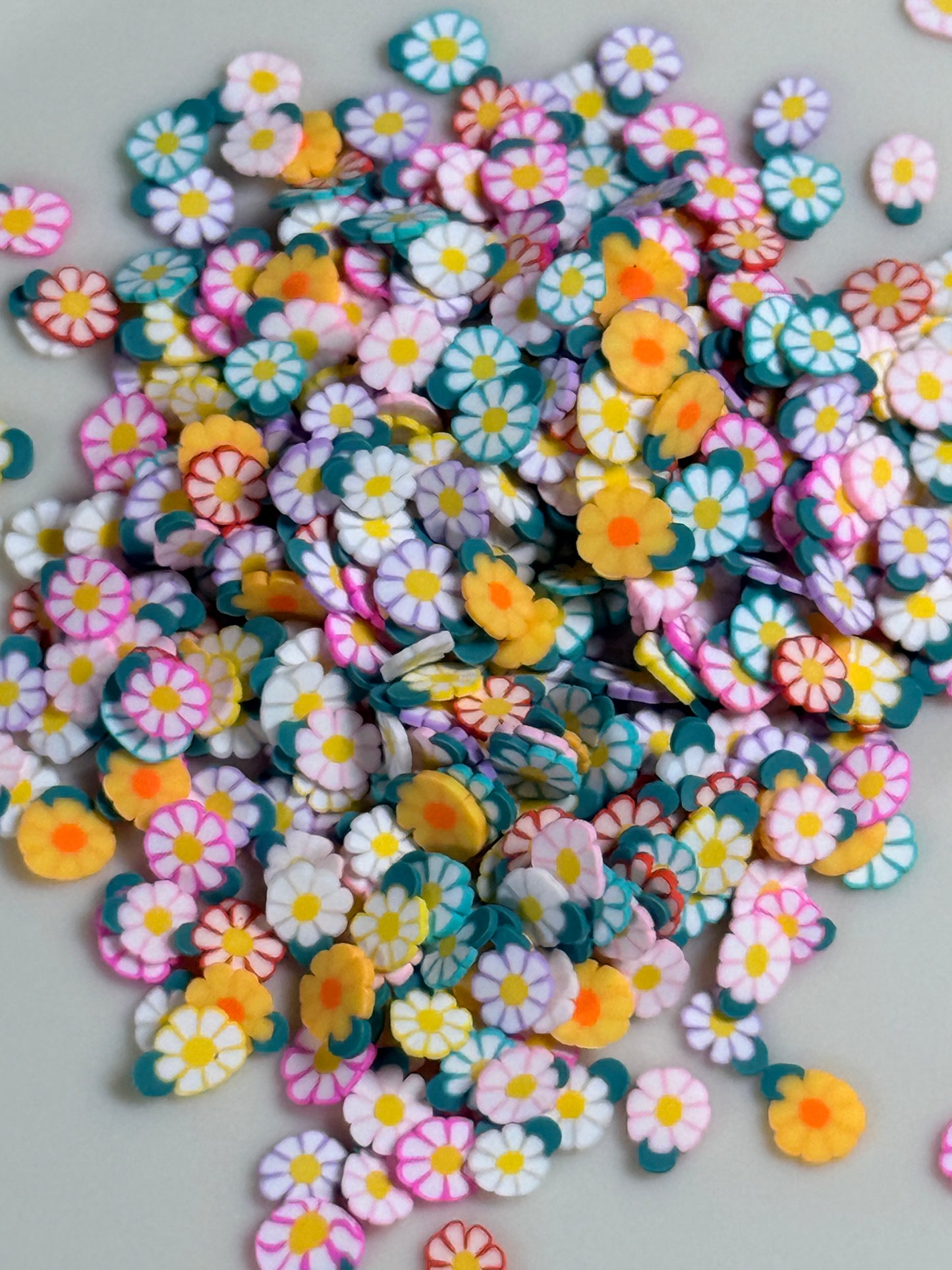 Polymer Clay Mixed Flowers