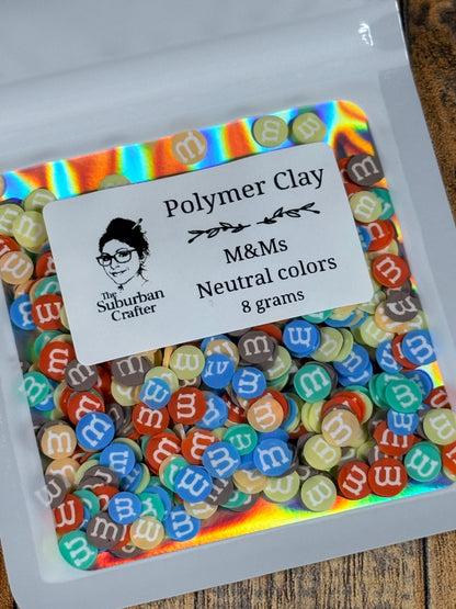 Polymer Clay M&Ms Neutral