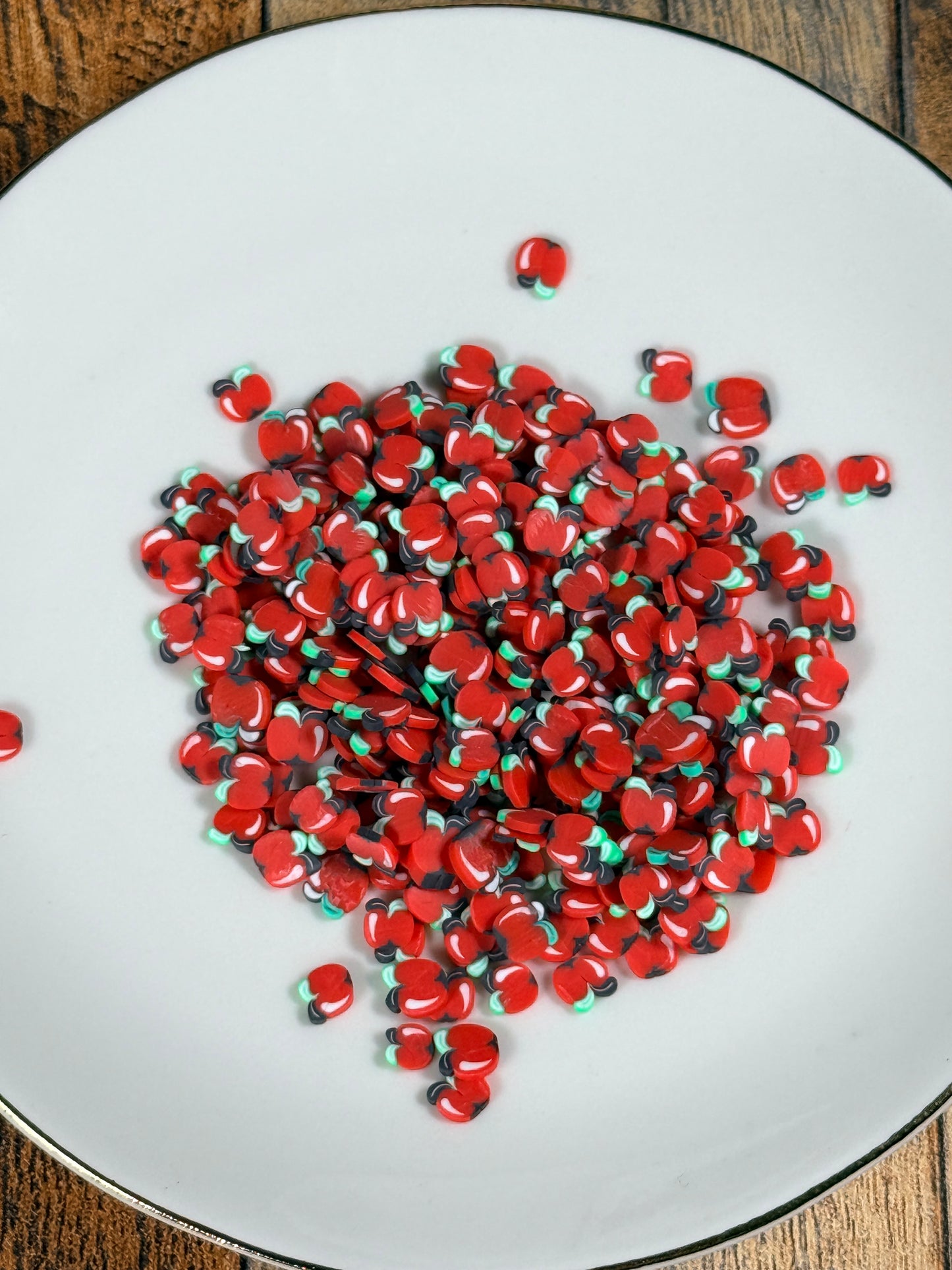 Polymer Clay Red Apple