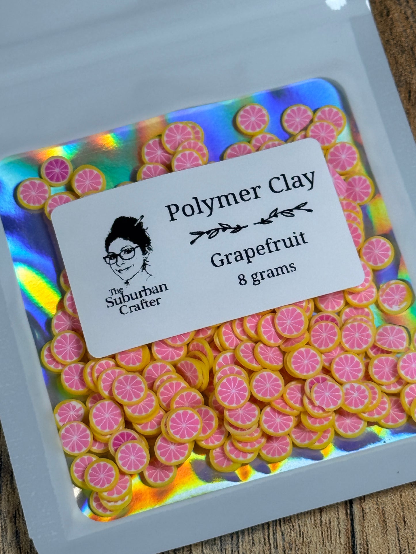 Polymer Clay Grapefruit