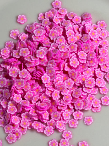 Polymer Clay Pink Flowers
