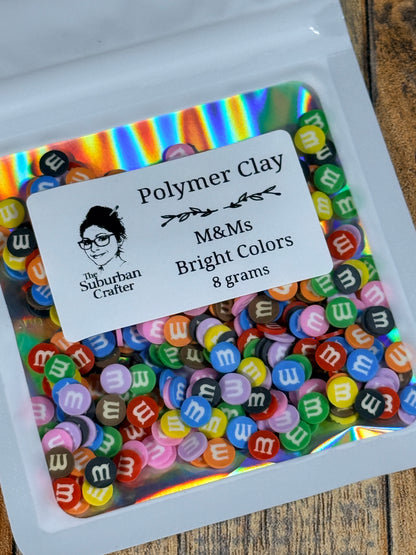 Polymer Clay M&Ms Bright