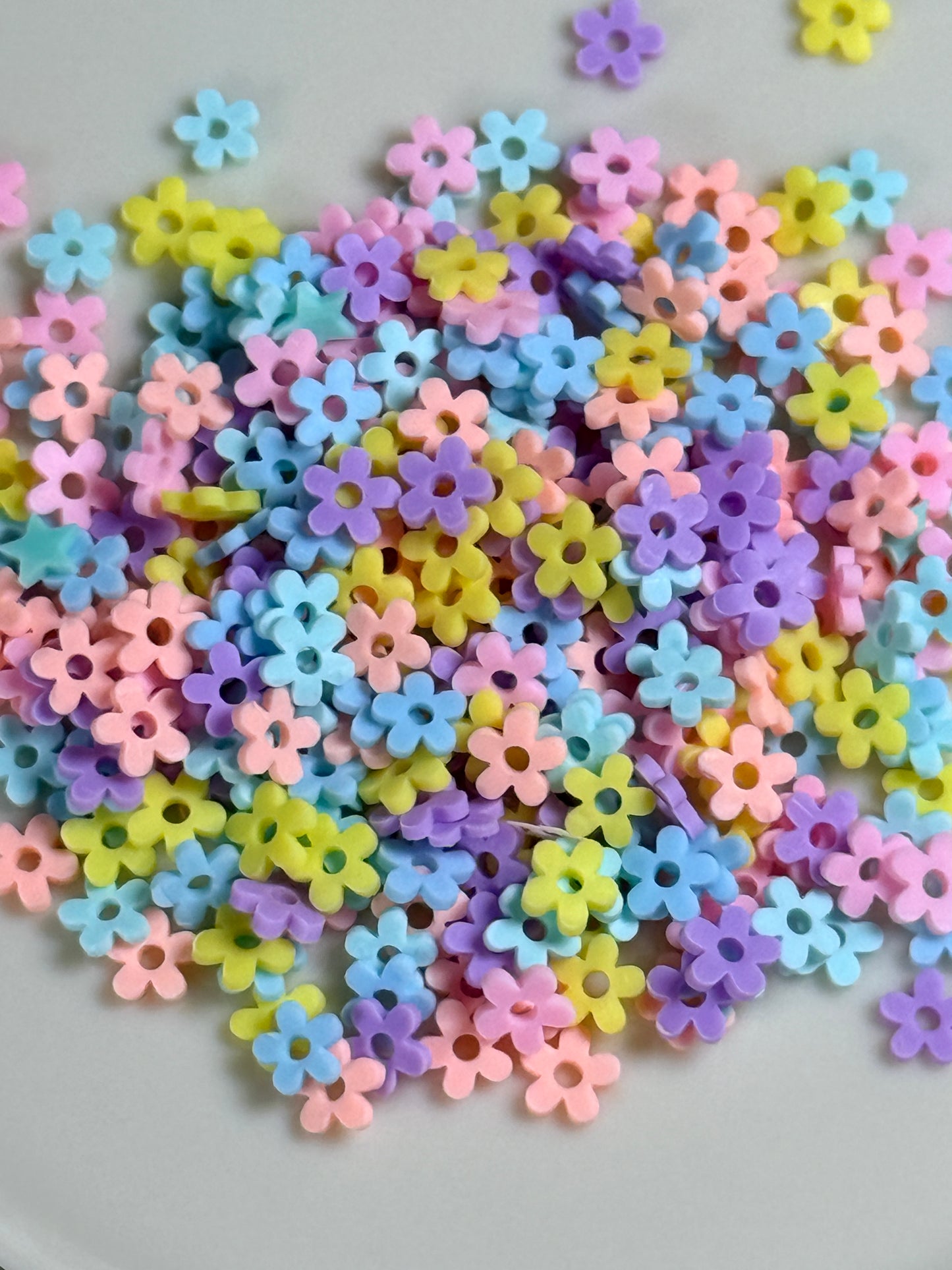 Polymer Clay Flower Mix Pastels