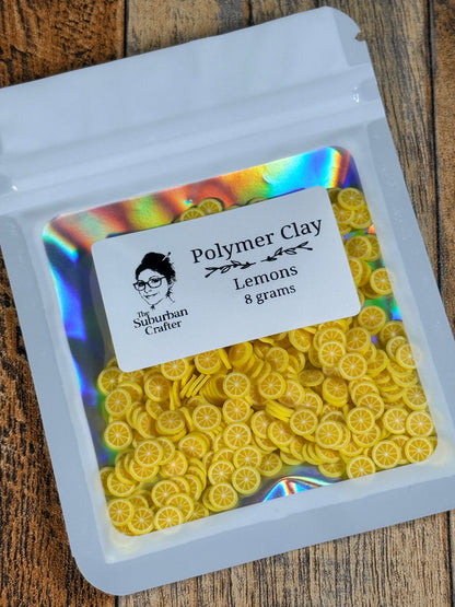 Polymer Clay Lemons