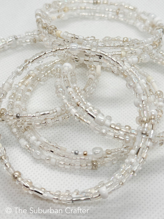 Triple Layered Seed Bead Wrap Bracelet
