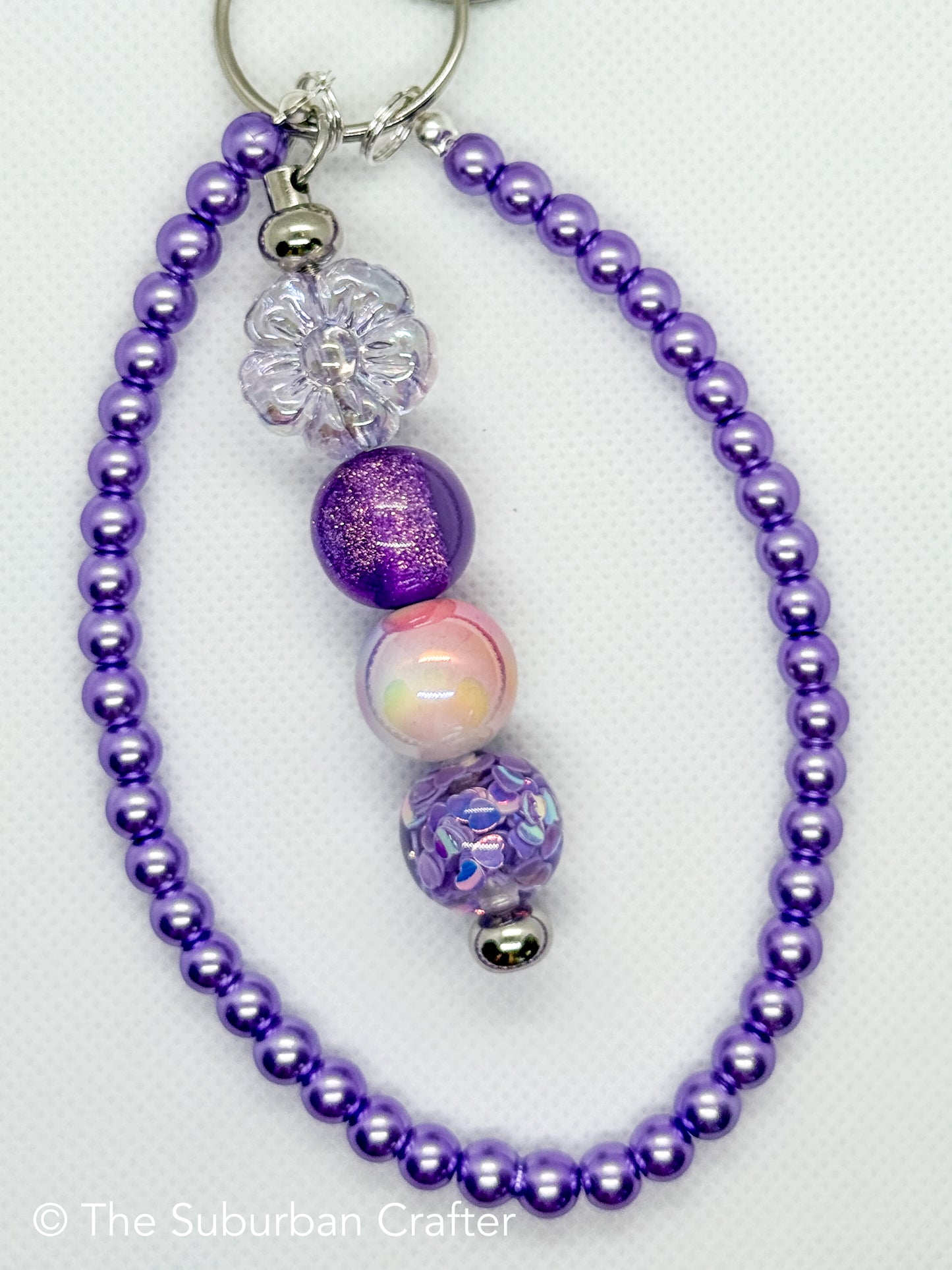 Glass Beaded Keychain/ Bag chains
