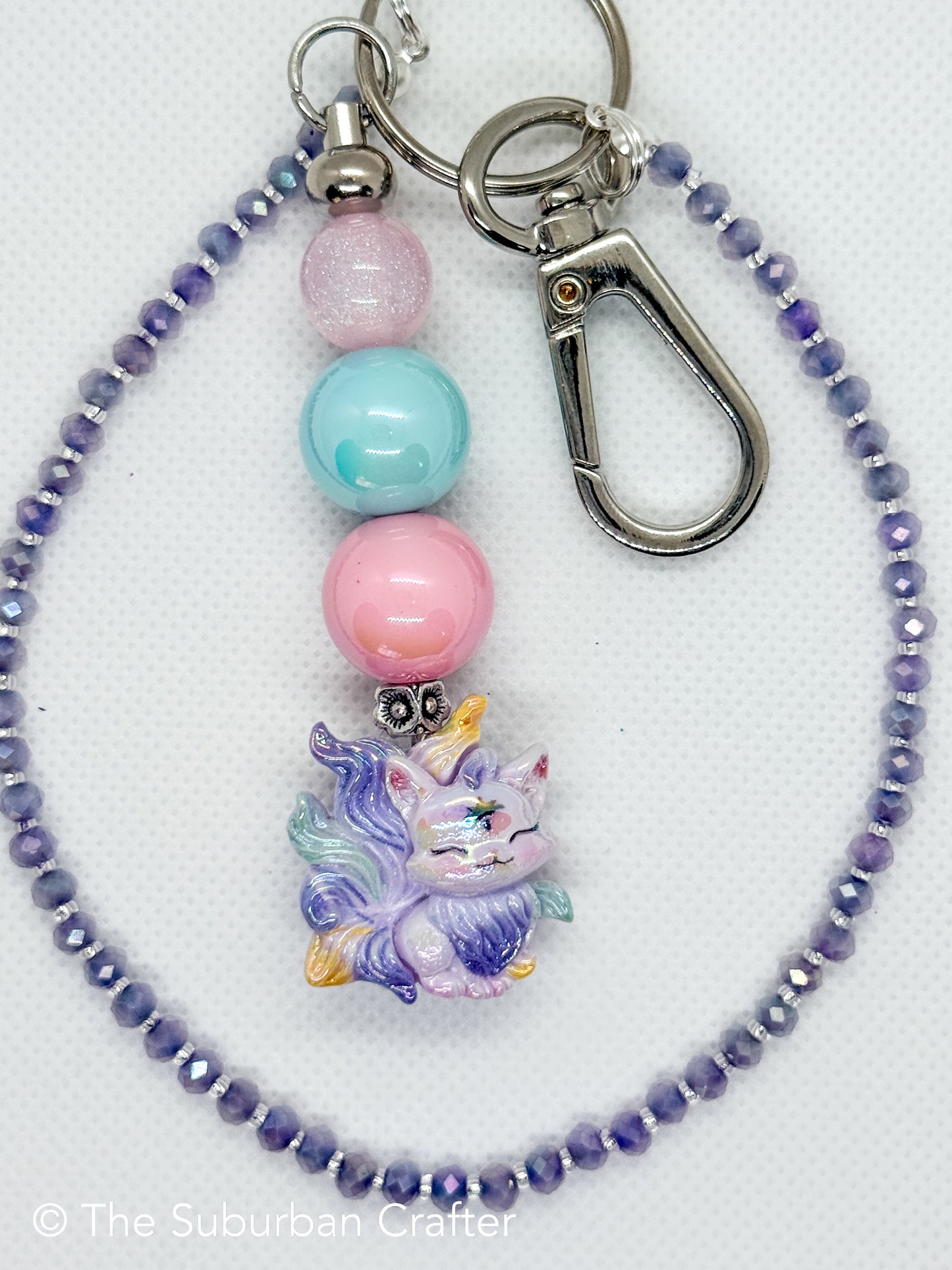 Glass Beaded Keychain/ Bag chains