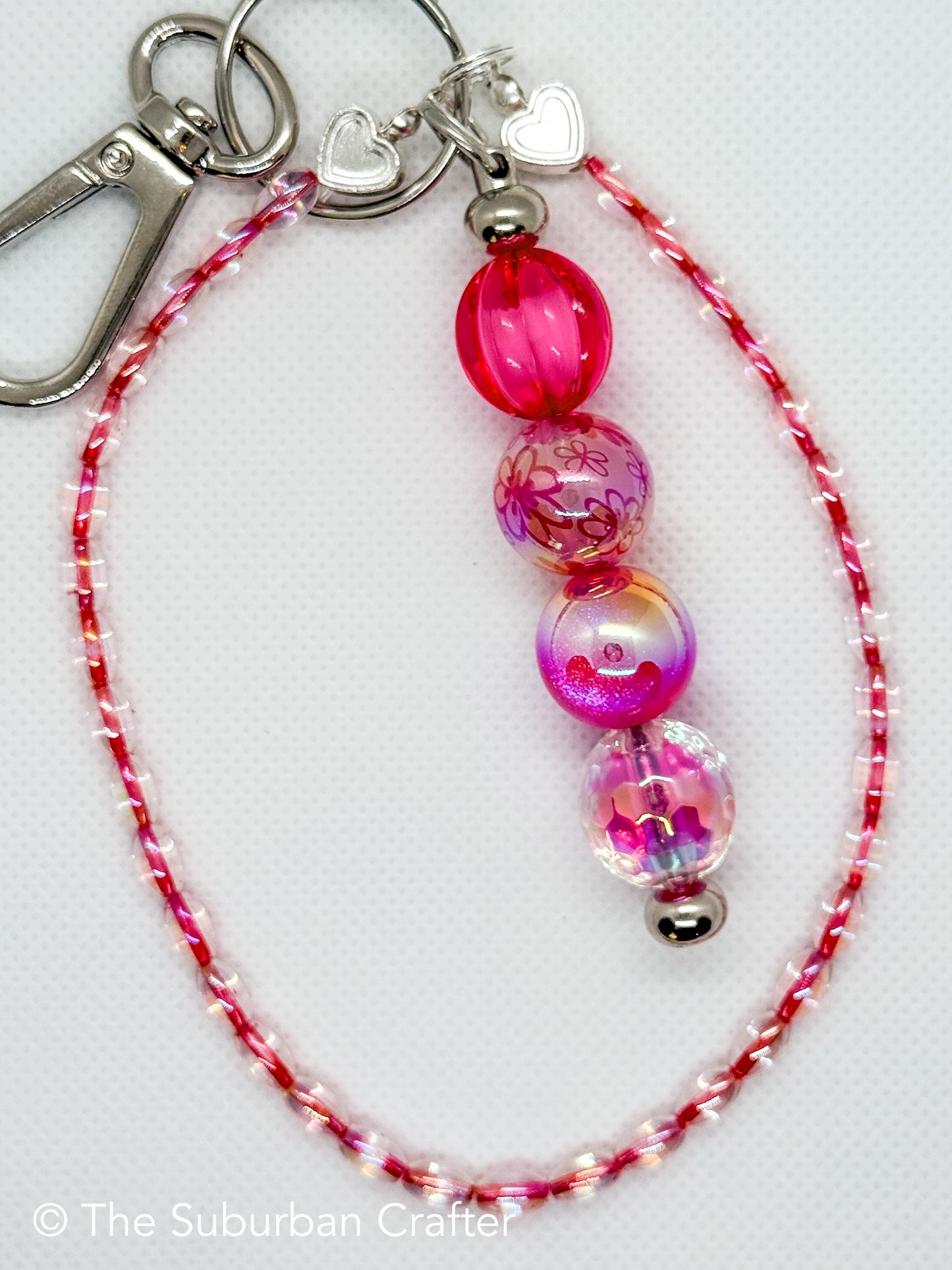 Glass Beaded Keychain/ Bag chains