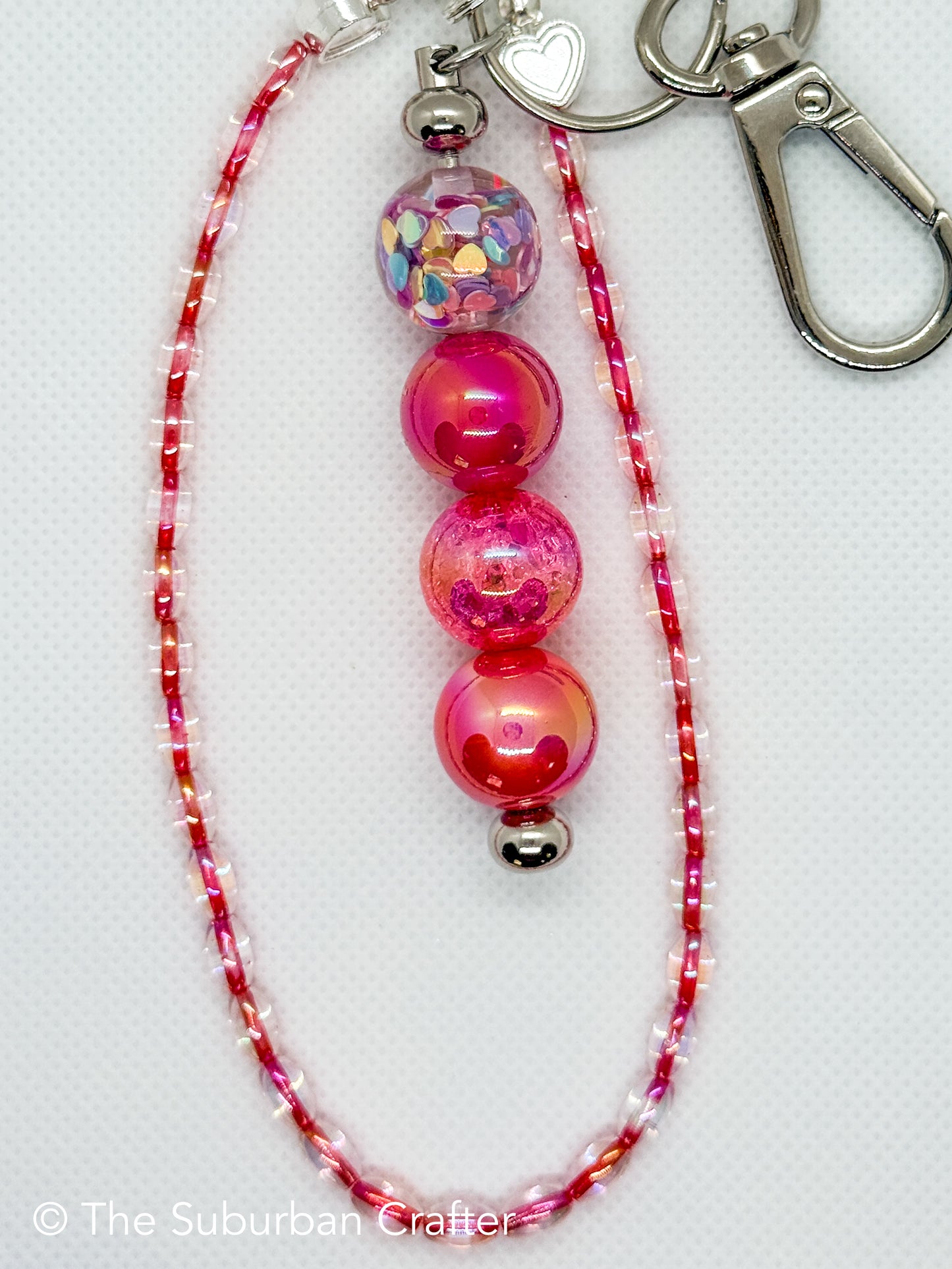 Glass Beaded Keychain/ Bag chains