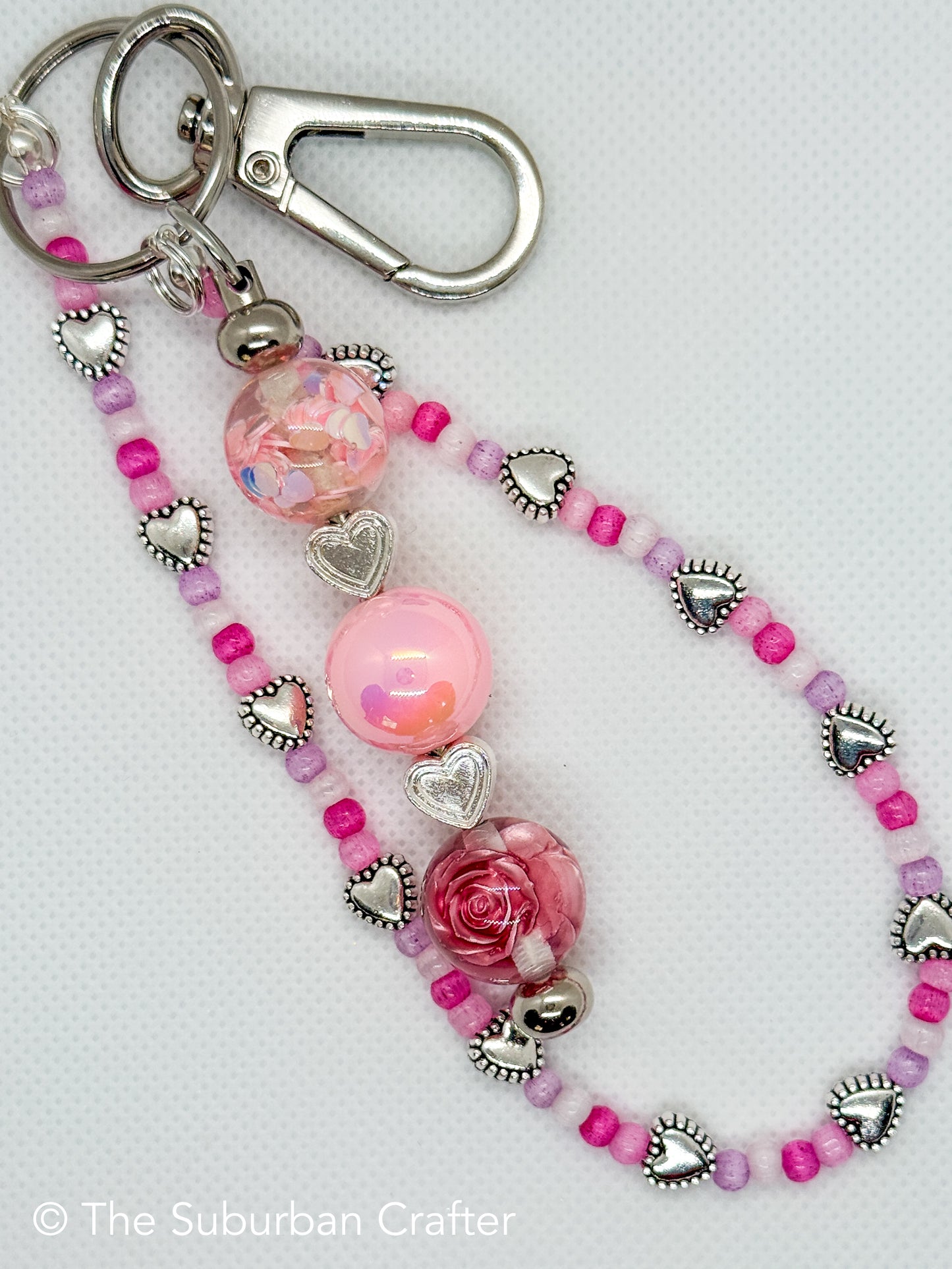 Glass Beaded Keychain/ Bag chains