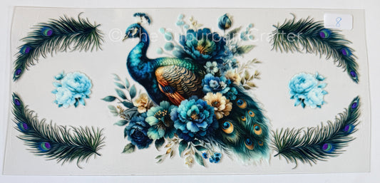 UV DTF Peacock