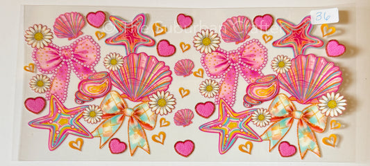 UV DTF Shells and bows