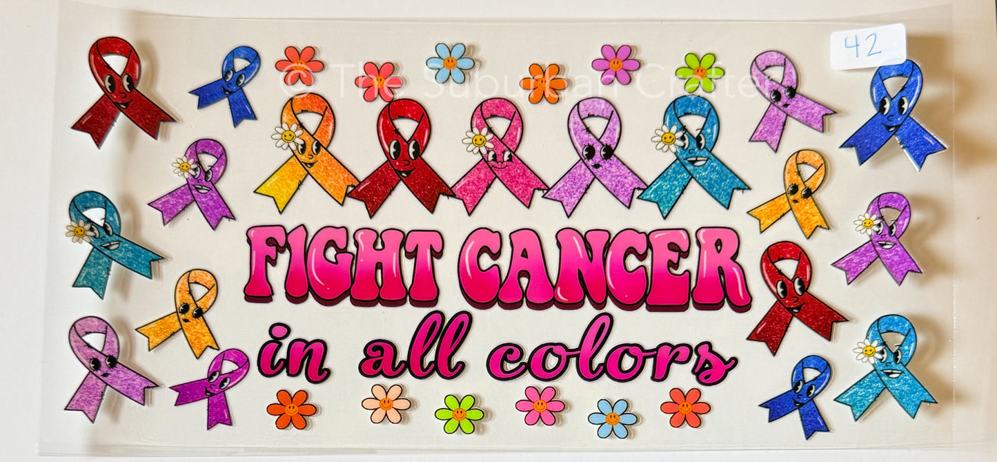 UV DTF Cancer of all colors