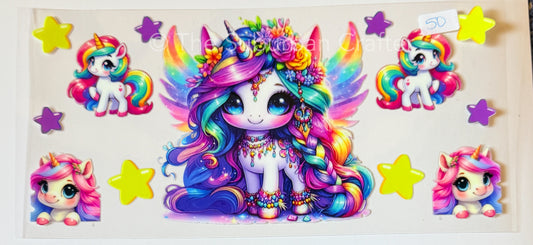 UV DTF Unicorn