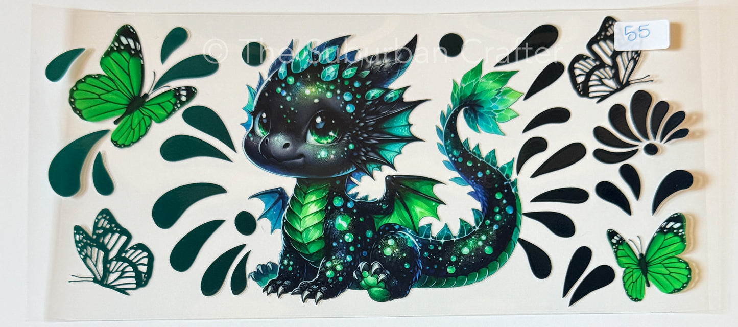 UV DTF Dragon green